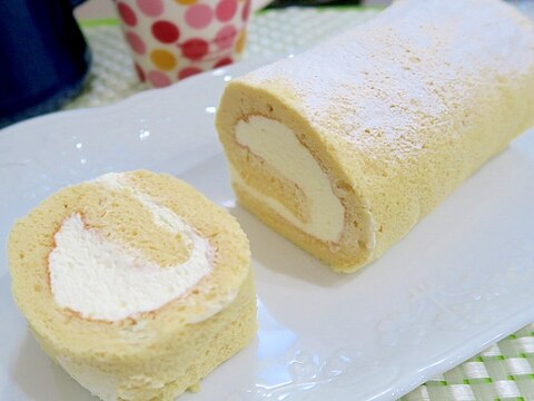 練乳クリーム de 米粉のロールケーキ